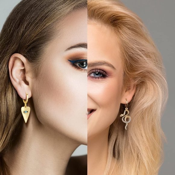 New 12 Pairs Teardrop Druse Crystal Drop Dangle Earrings for Women Girls… - Picture 6 of 6